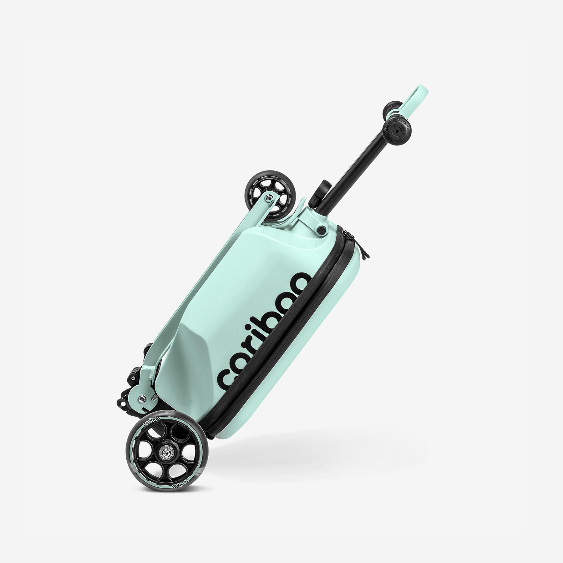 Trotinete de três rodas com mala Cariboo iTravel (menta) -4976 6/8
