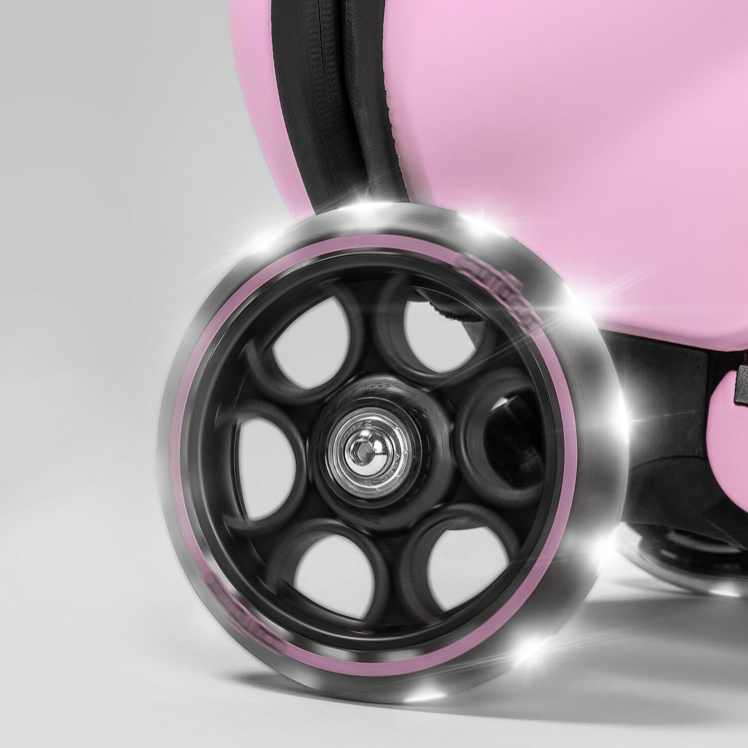 Patinete de tres ruedas con maleta Cariboo iTravel (rosa) -4983 5/8