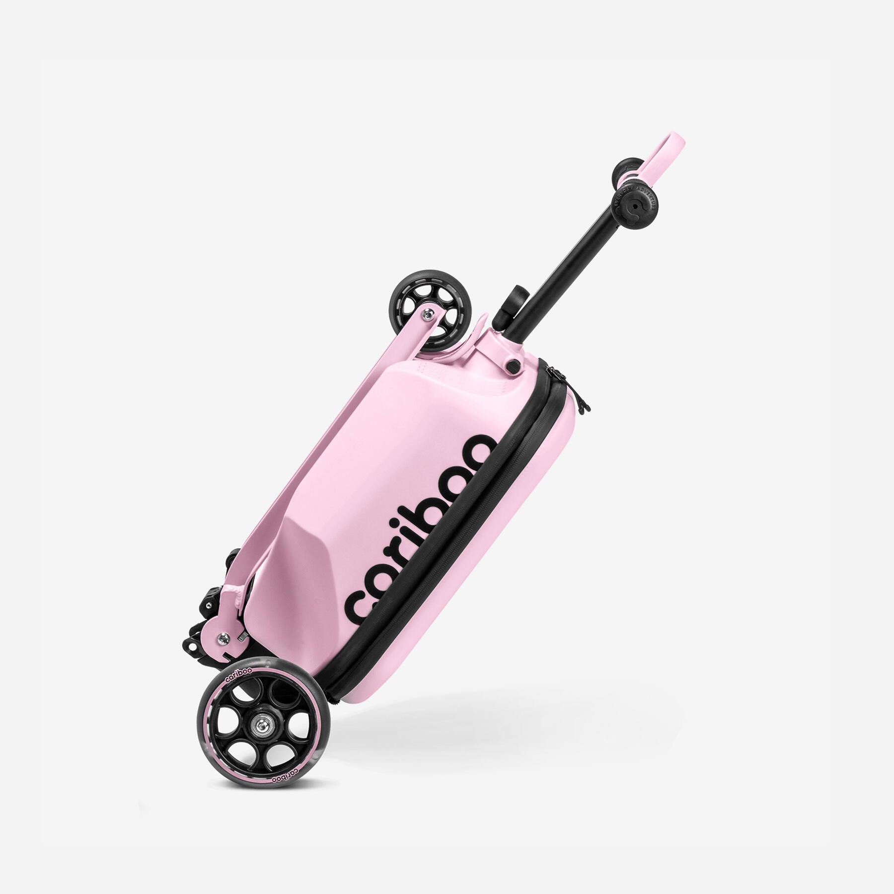 Patinete de tres ruedas con maleta Cariboo iTravel (rosa) -4983 6/8