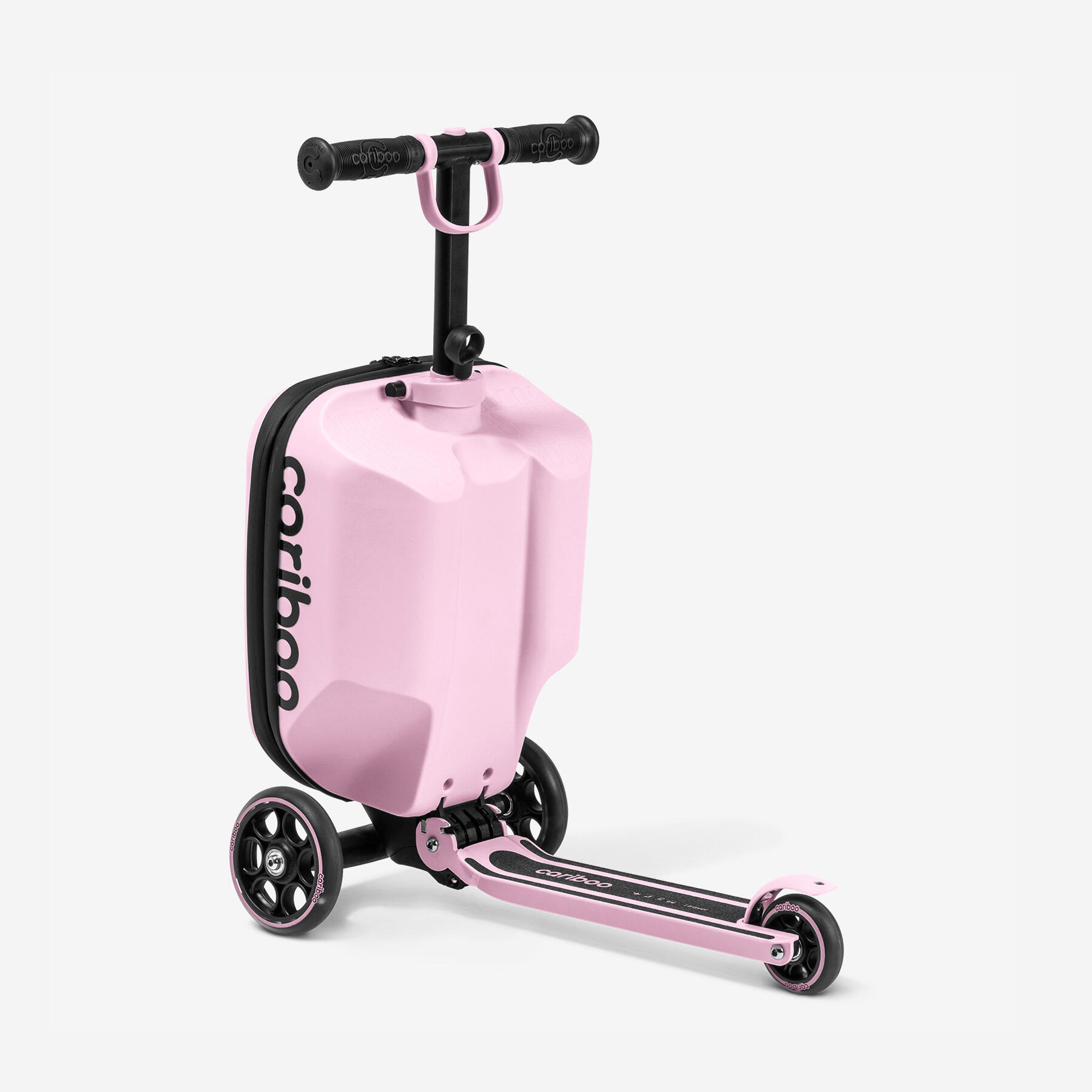 Patinete de tres ruedas con maleta Cariboo iTravel (rosa) -4983 7/8