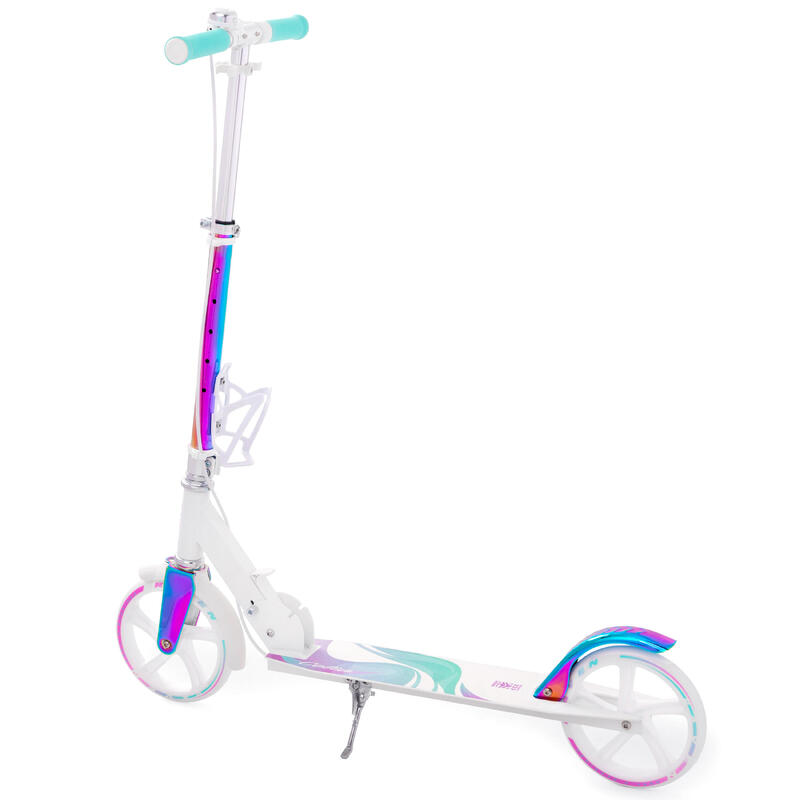 Skládací koloběžka Raven Celia Neo Chrome s ruční brzdou ABEC9 200mm
