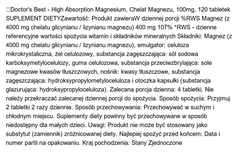 Suplemento - Mineral - Neutro - Magnesio 200 mg, Alta Absorção - 120 comprimidos 2/2