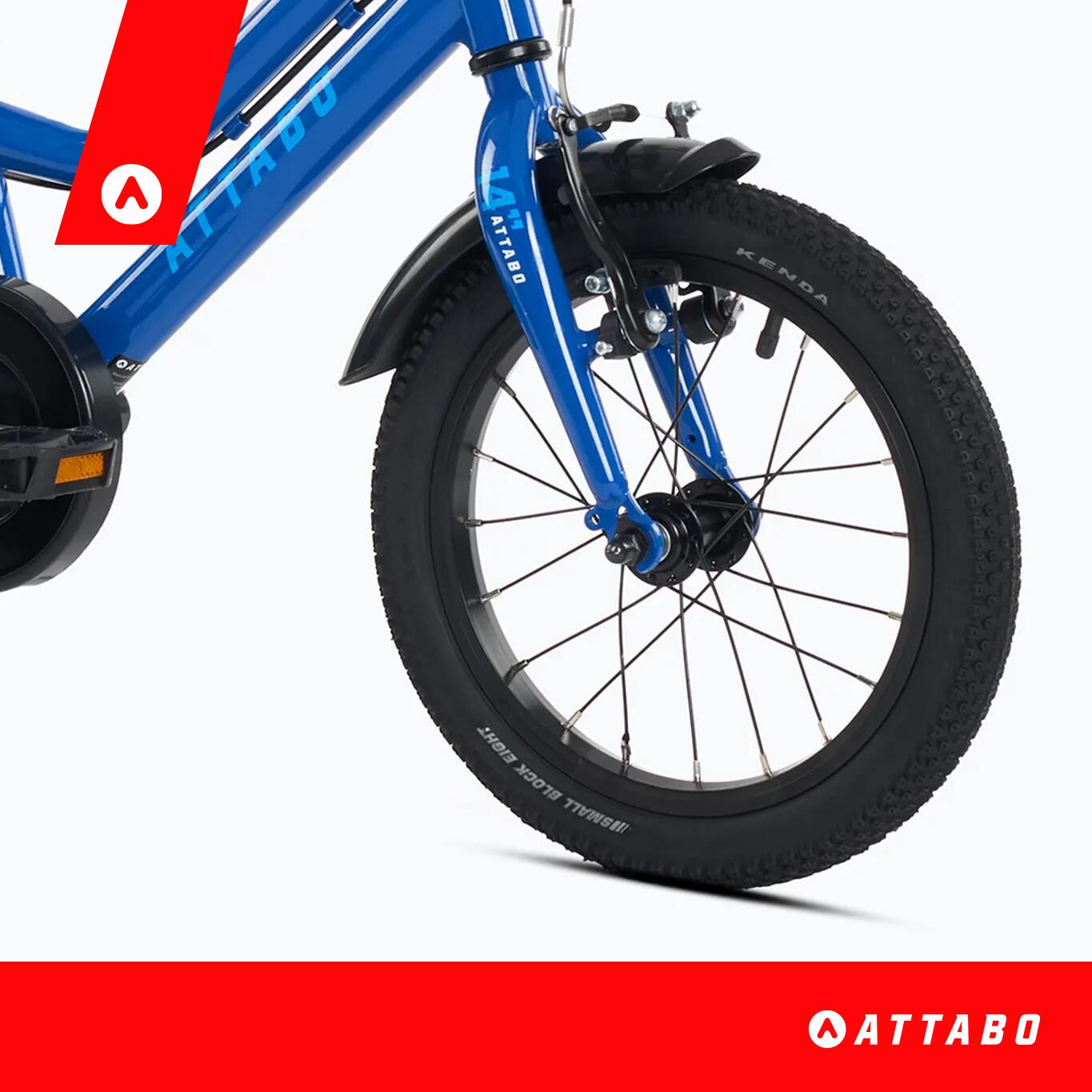 Bicicleta infantil ATTABO KNACK 14" 7/7