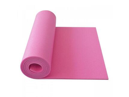 Tapis mousse Yate 8 mm polyéthylène 180x50 cm léger rose R‑Value 1,2