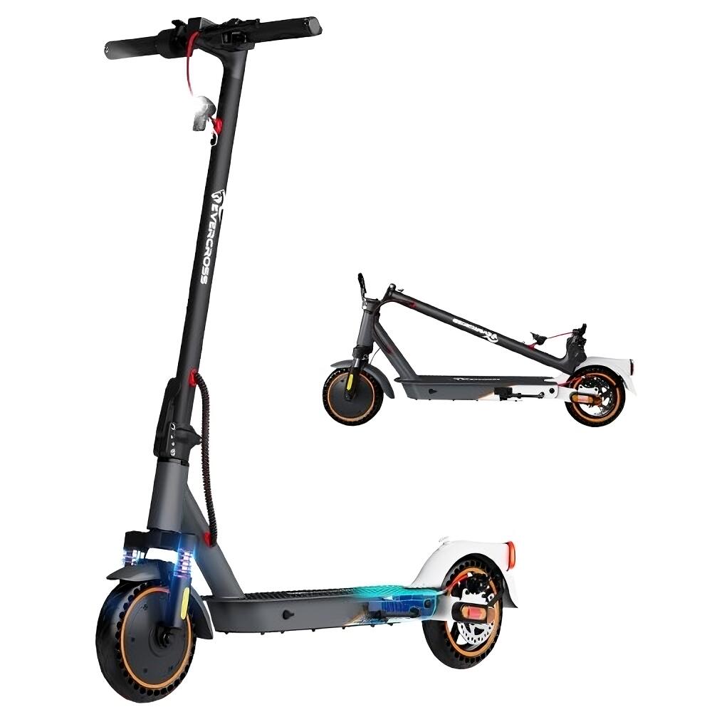Evercross - Trottinette Électrique Pliable Adulte-evercross Ev85f(abe)-gris Orange - Trottinette Électrique - Gris - No Size - Decathlon