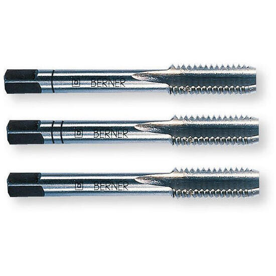 Berner 45764 Zestaw 3 gwintowników HSS M6