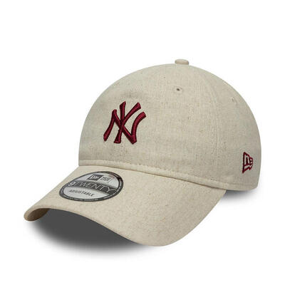 New Era 9TWENTY Cap New York Yankees MLB Leinen beige