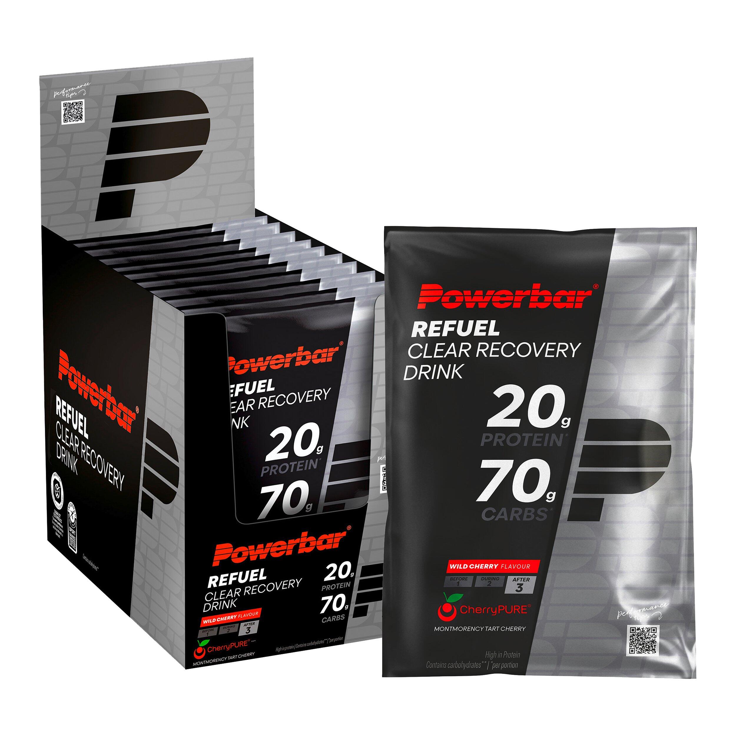 POWERBAR Refuel Clear Recovery Drink (10 x 97g) Wild Cherry