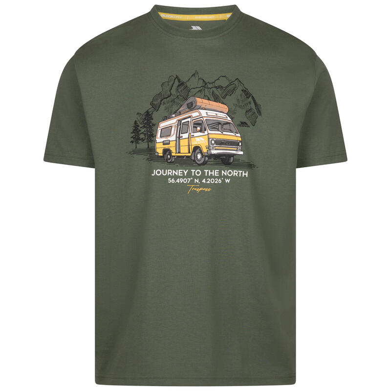 Tricou Drumeții În Natură Trespass Tokso Bărbați