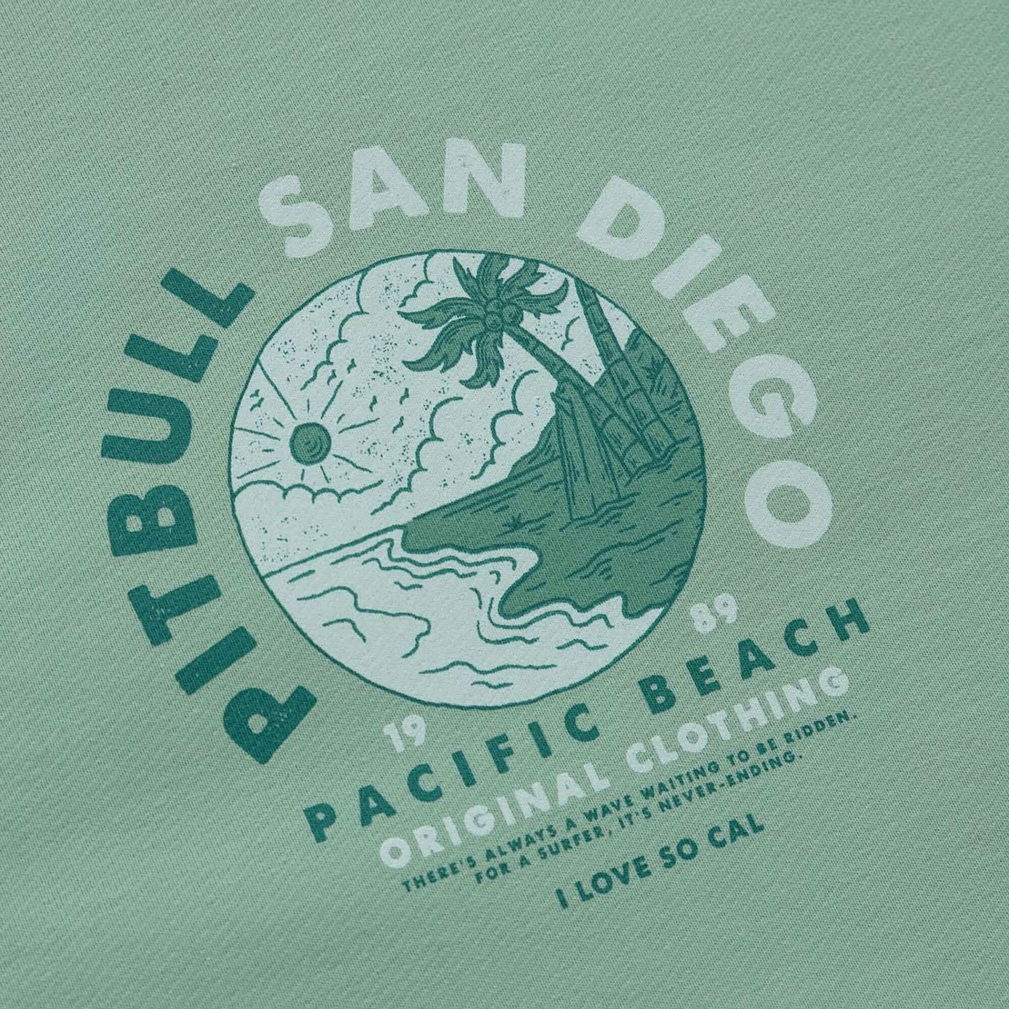 Pitbull Planet Surf Sweatshirt mit Rundhalsausschnitt für Herren 5/5