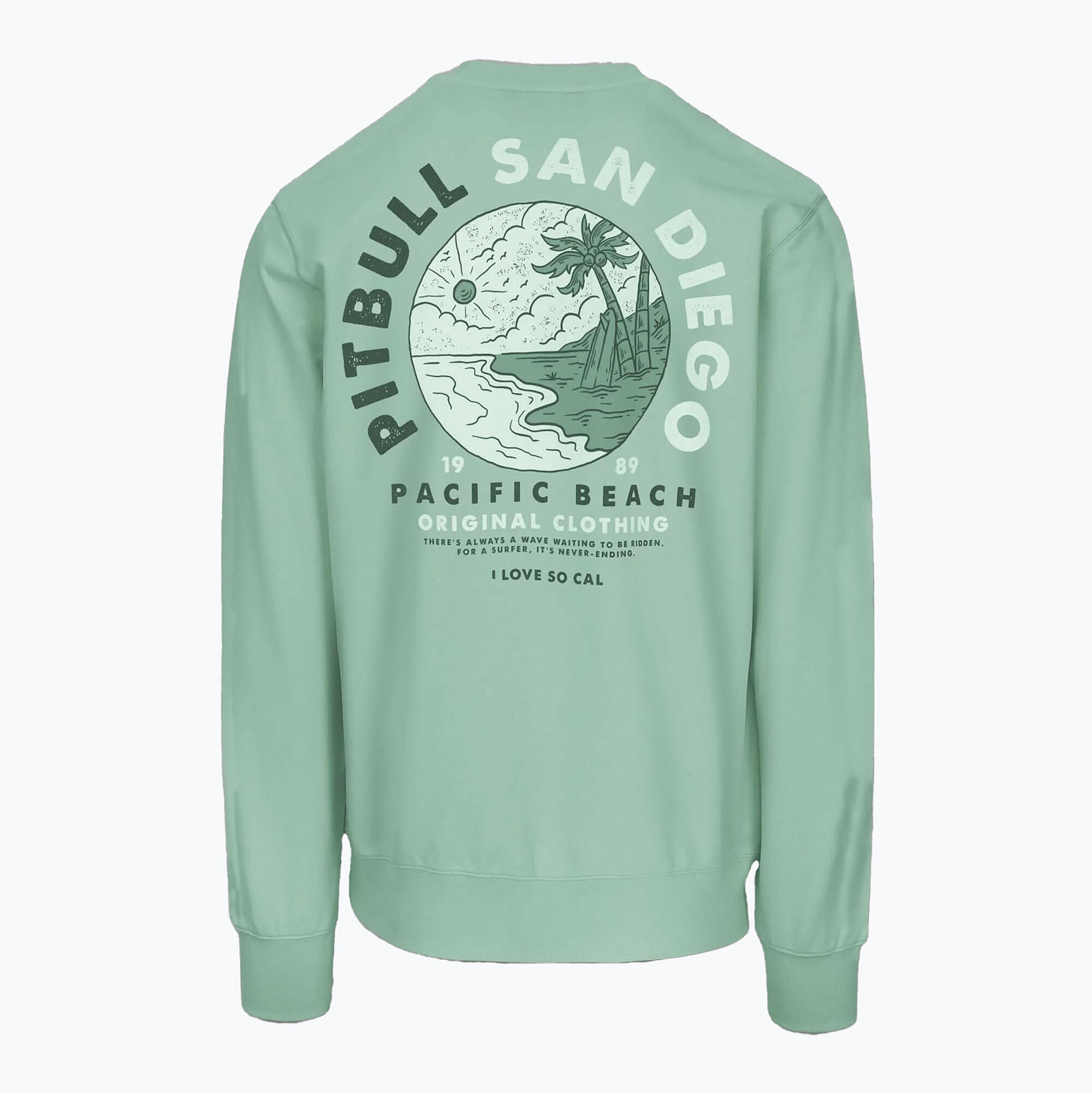 Pitbull Planet Surf Sweatshirt mit Rundhalsausschnitt für Herren 2/5