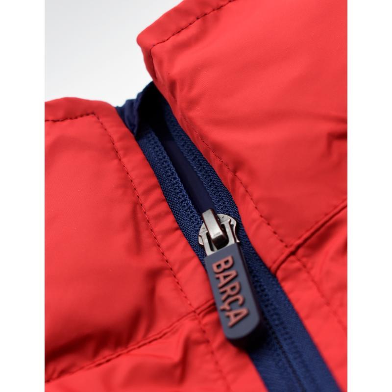 Giacca da allenamento premium FC Barcelona rosso granata e blu 6/7