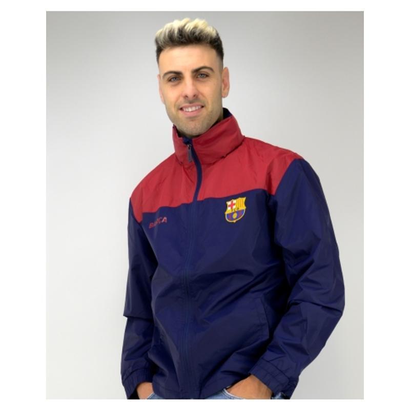 Giacca da allenamento premium FC Barcelona rosso granata e blu 2/7