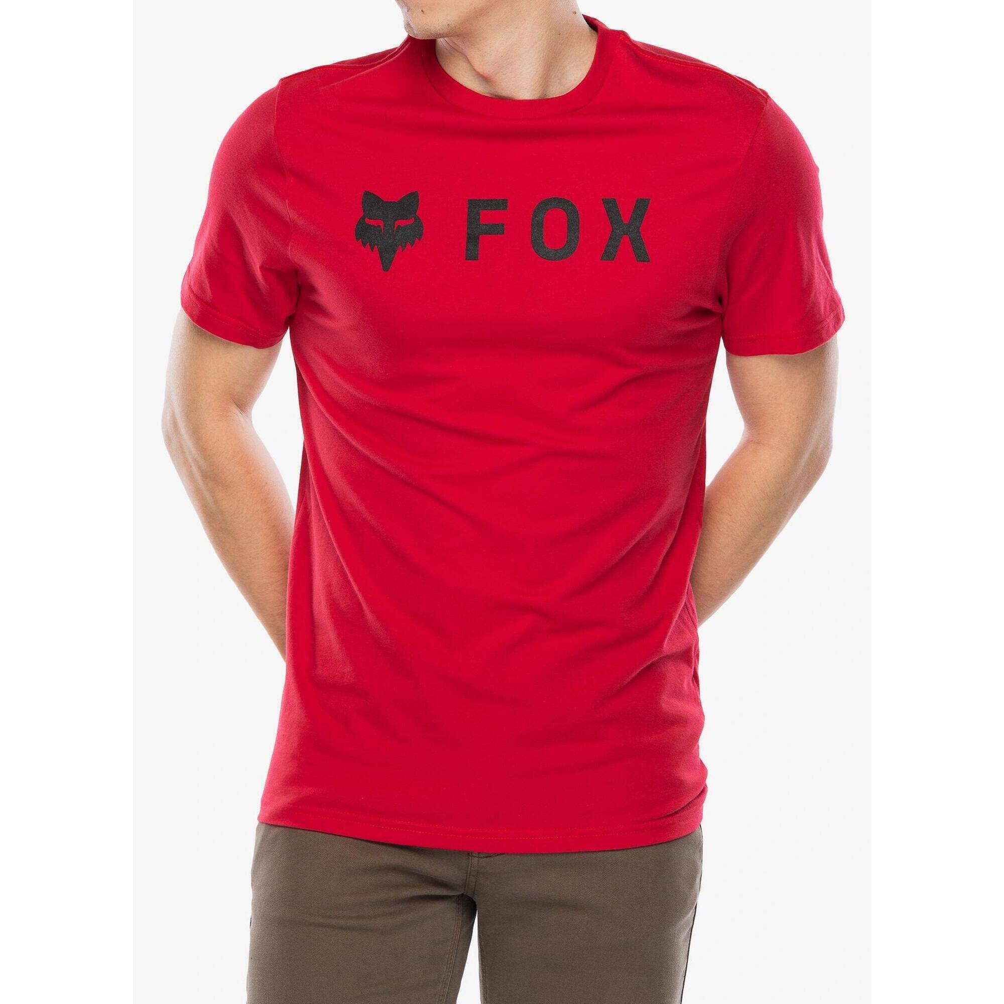 Fox Racing - T-shirt A Manches Courtes - Absolute Premium - Maillot Manches Courtes - Rouge - 40 M - Decathlon