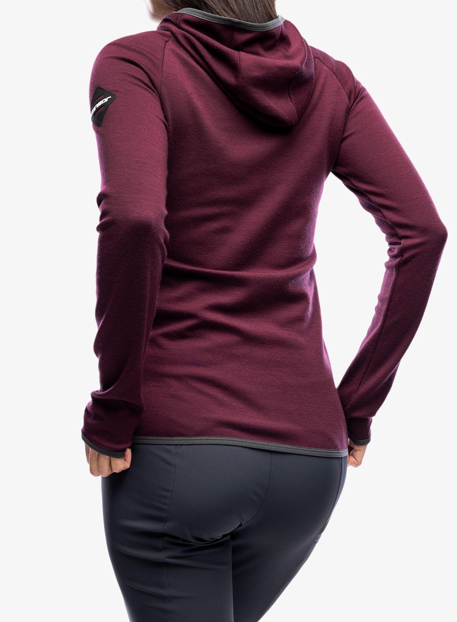 Bluza z kapturem damska Sensor Merino Up Fleece Hooded 4/7