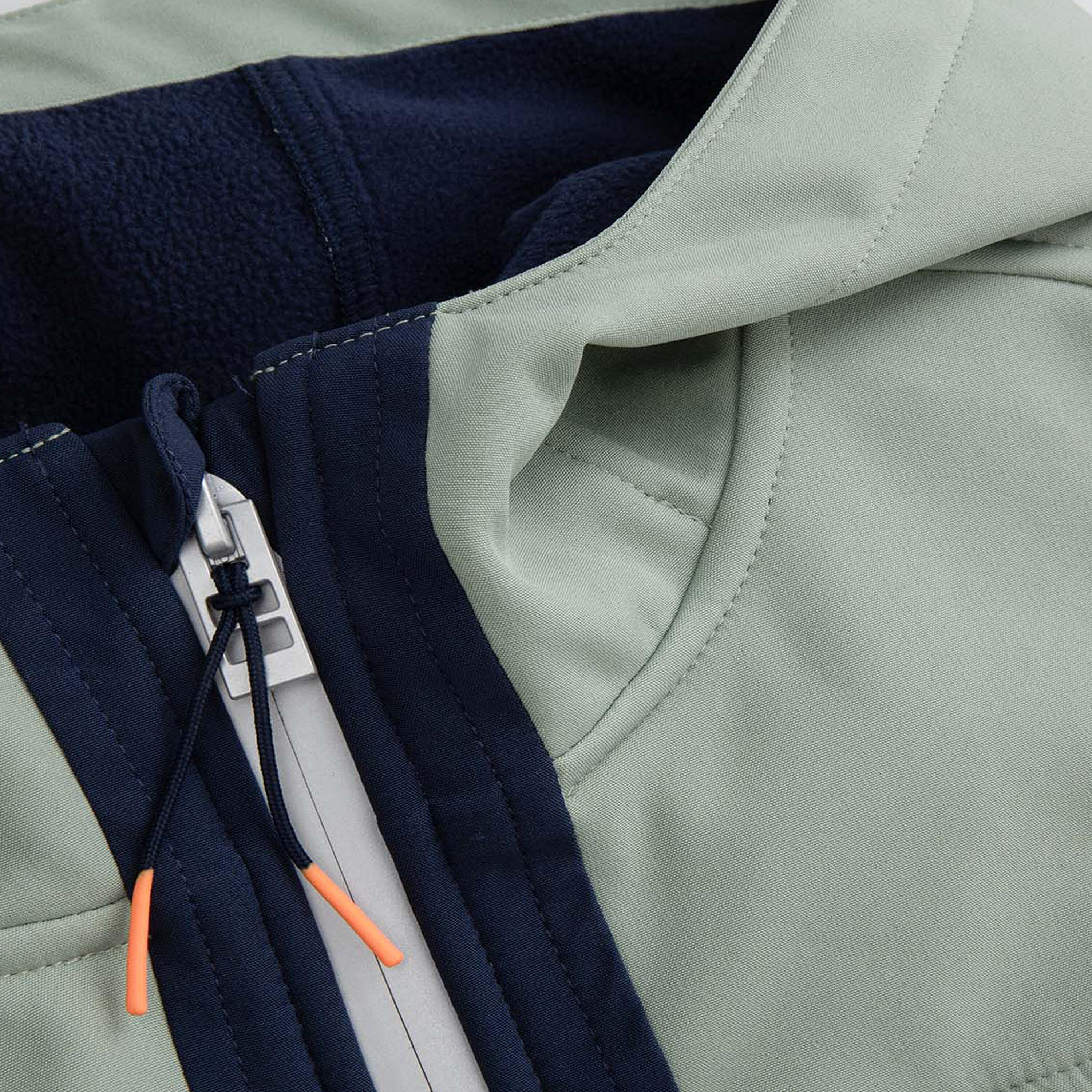 Veste softshell de randonnée imperméable enfant  WL5 bleu 6/7