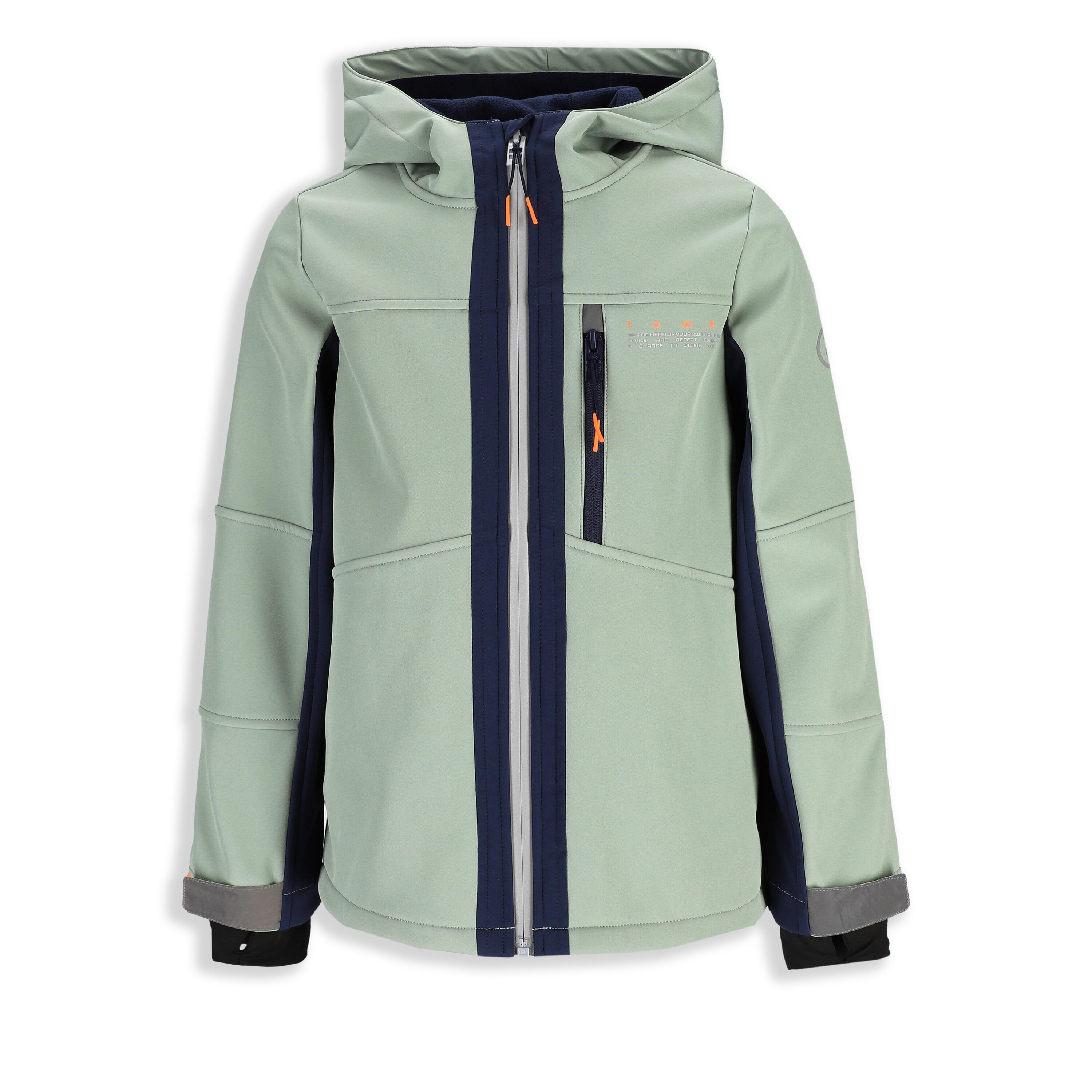 Veste softshell de randonnée imperméable enfant  WL5 bleu 4/7