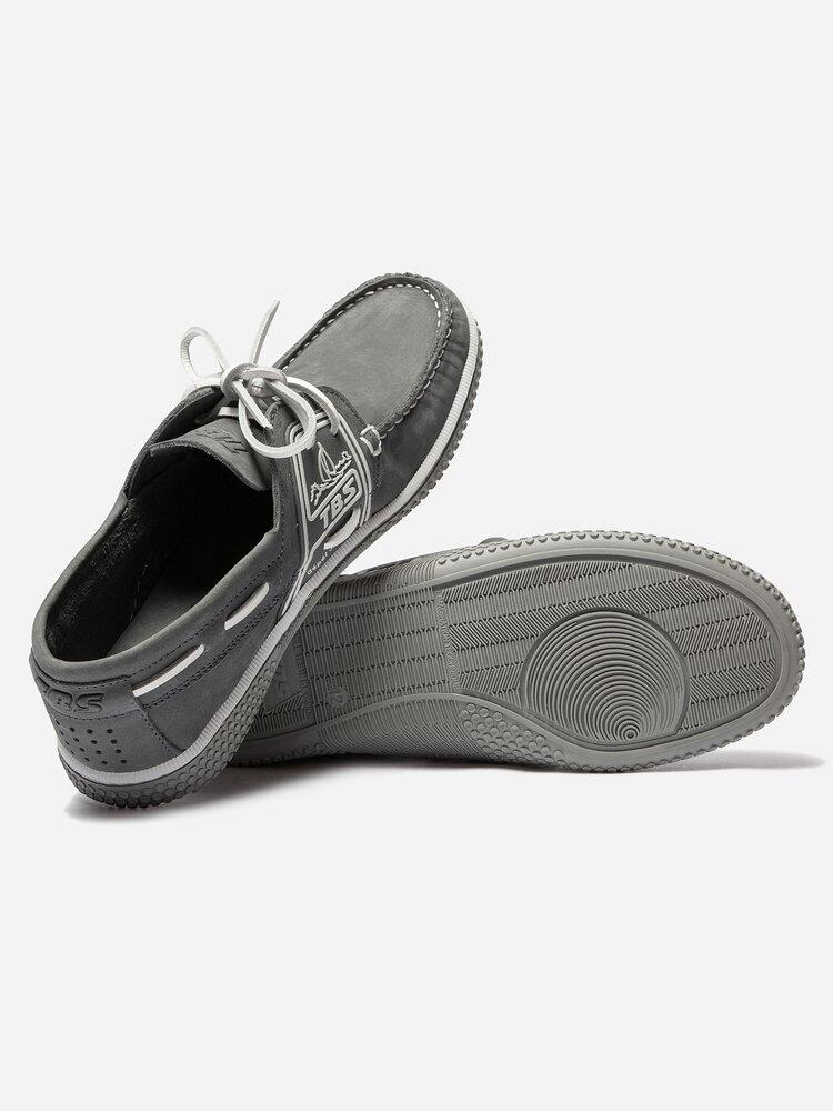 Chaussures bateau Homme - GLOBEK Bitume / Galet 4/5