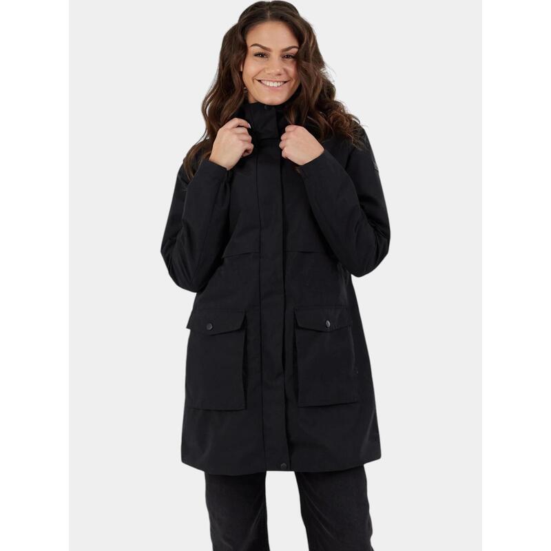 Jachetă de ploaie Zhuri Waterproof Jacket - negru femei