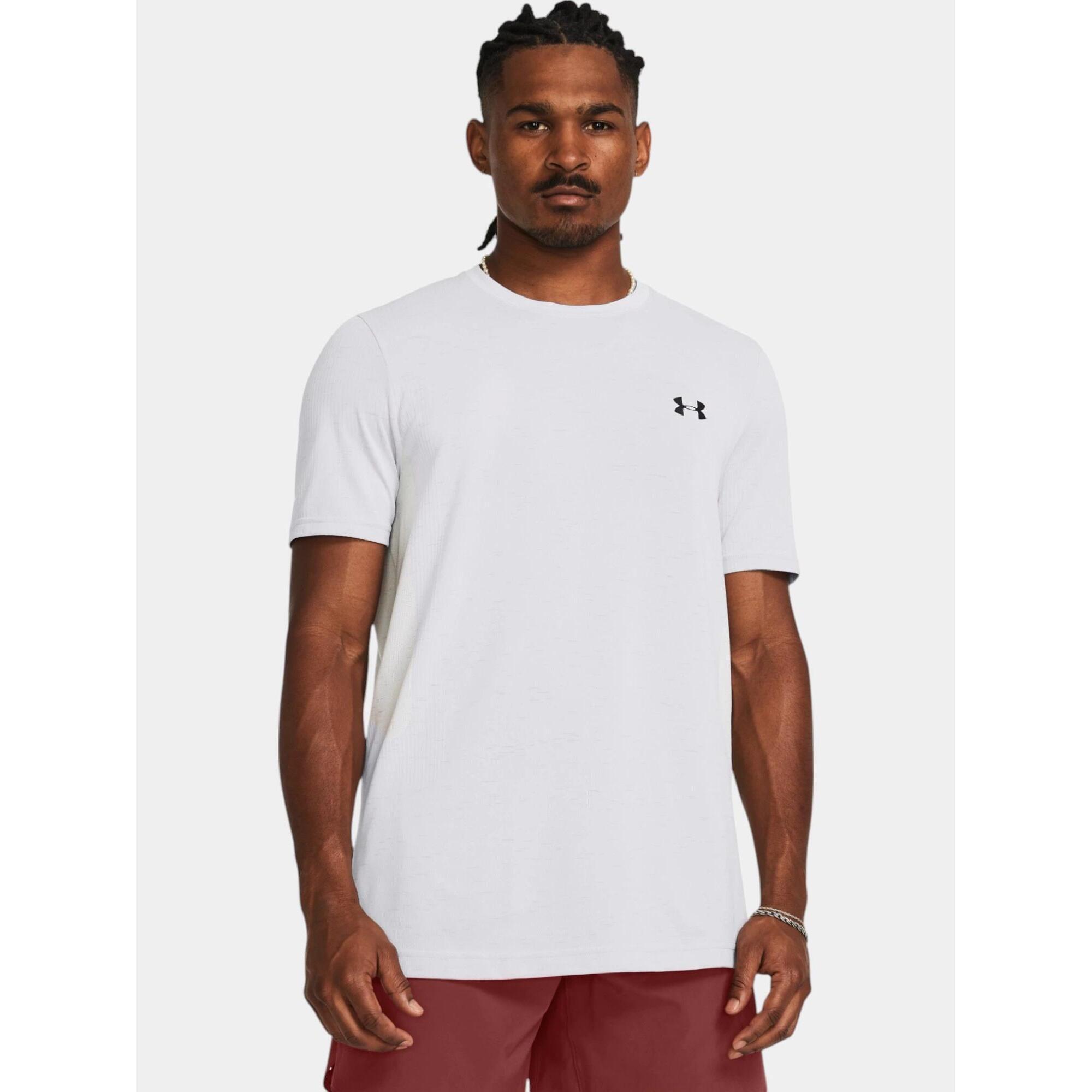 Under Armour - Under Armour Vanish Seamless T-shirt Pour Hommes - T-shirt Manches Courtes - Blanc - 42 M/l - Decathlon