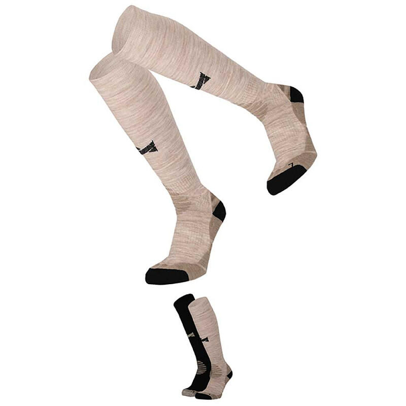 Xtreme Outdoor Sokken Compressie 2-pack Multi Beige 2/4