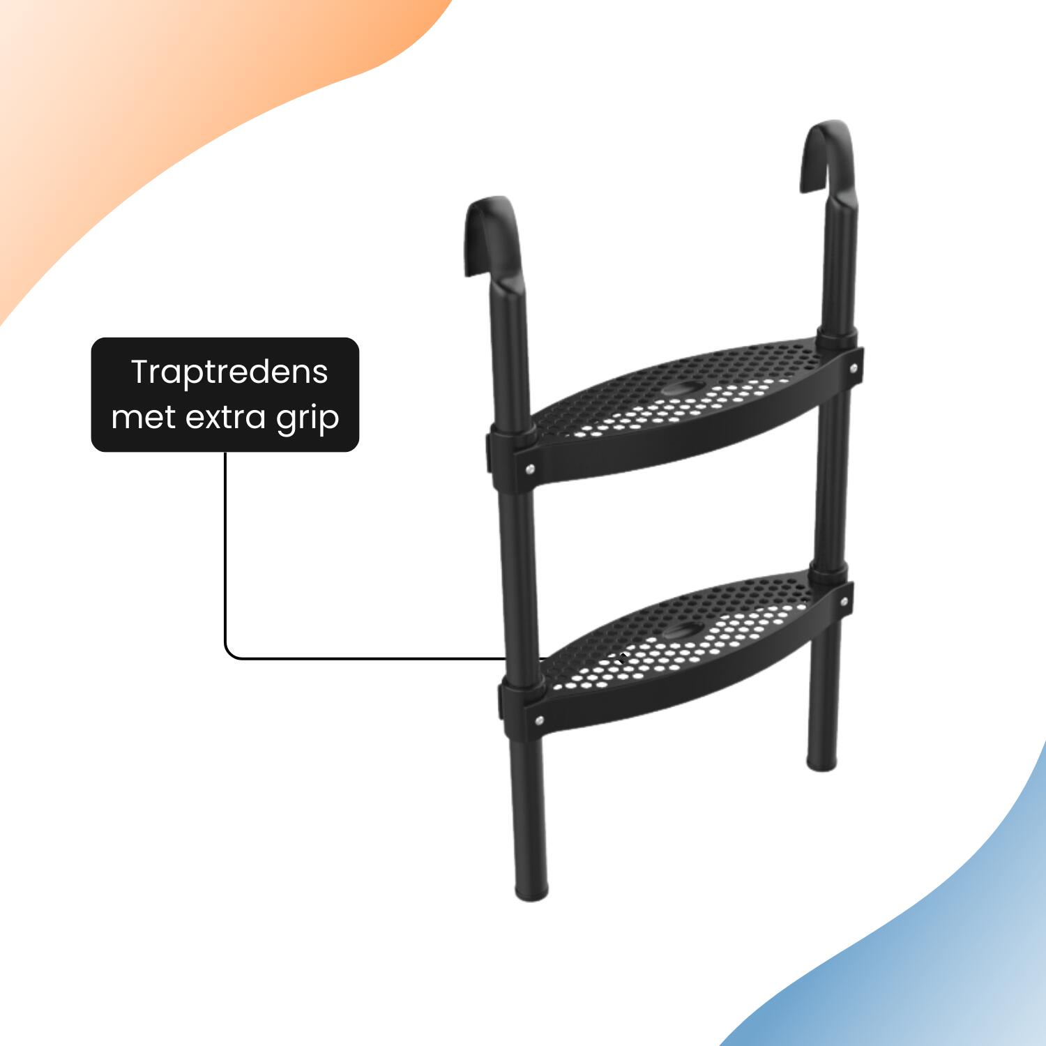 Échelle de trampoline – Compatible avec toutes les séries J – Taille S 4/5
