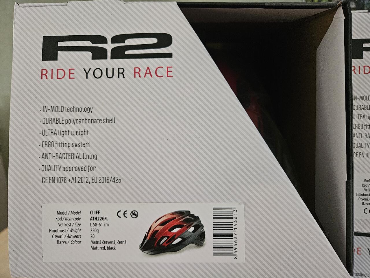 Casco da bici Cliff – Tecnologia in-mold – Viola 4/5