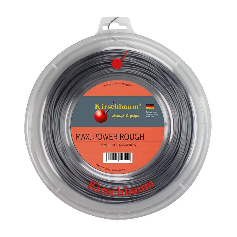 Kirschbaum - Bobine Kirschbaum 200 M Max Power Rough Gris 1,20 Mm - Cordage Raquette - Gris - No Size - Decathlon