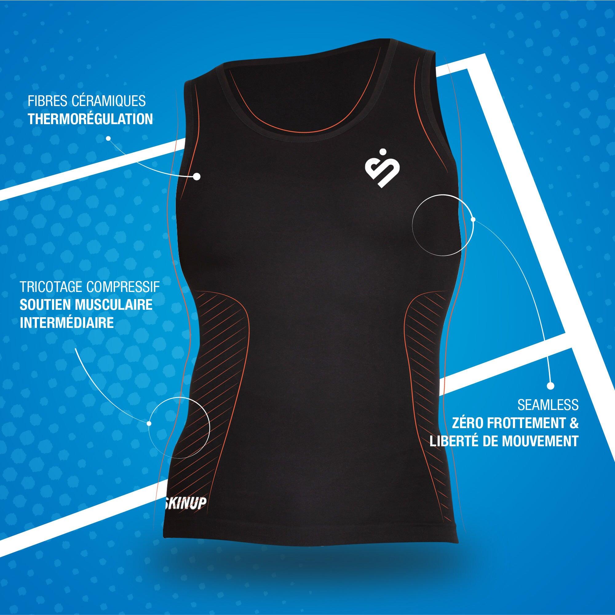 Regata masculina - compressão moderada - SKINUP Sport 5/5