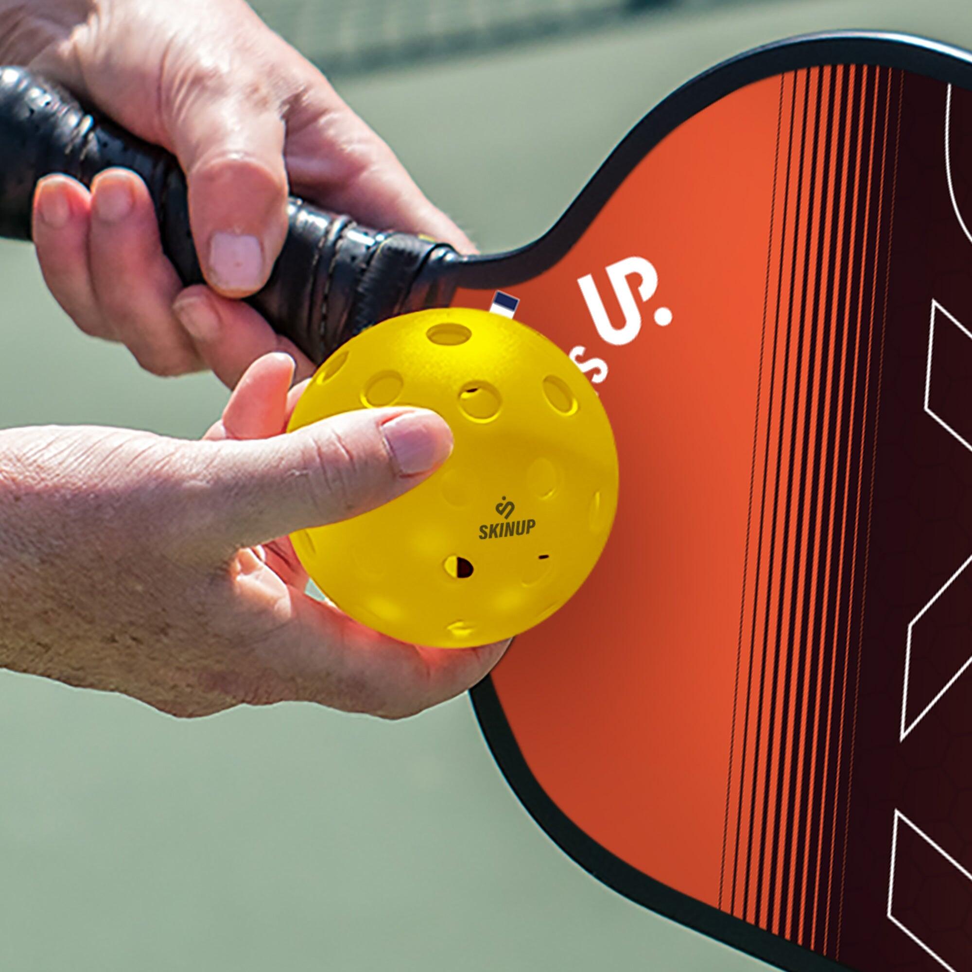 Raquete de pickleball laranja inteligente e divertida - SKINUP Sport 2/5