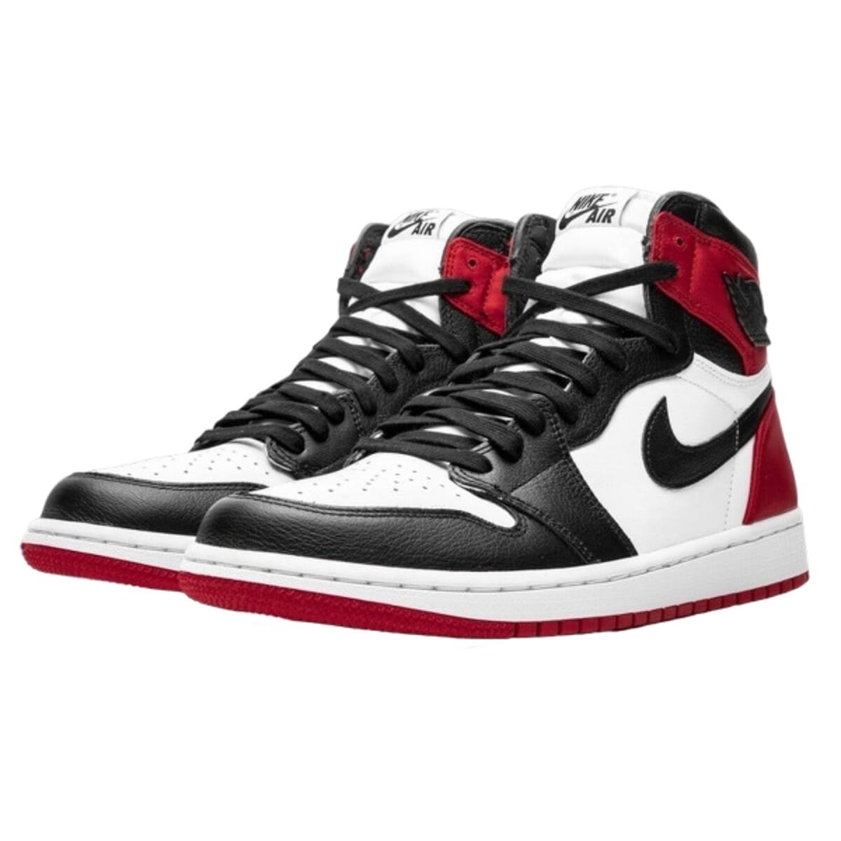 Chaussures  1 Retro High Satin Black Toe 2/4