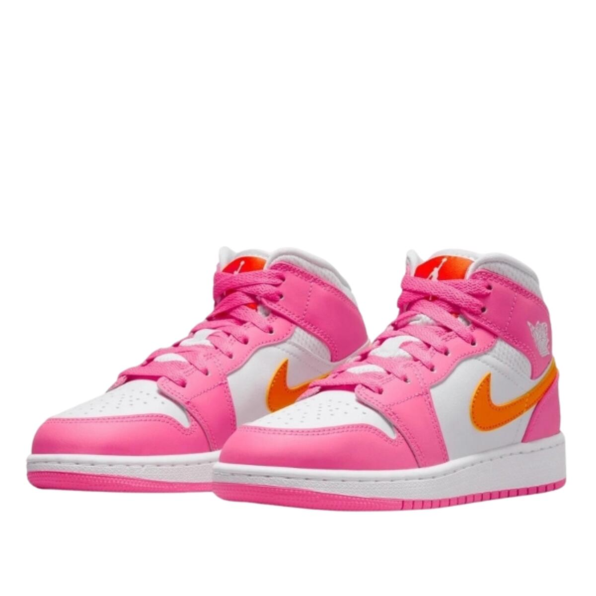 Chaussures  1 Mid Pinksicle Safety Orange 2/4