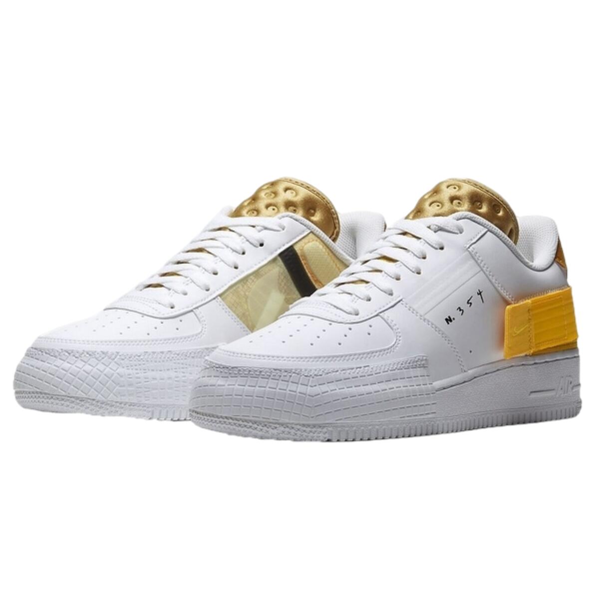 Chaussures  Air Force 1 Drop Type White Gold Yellow 2/2