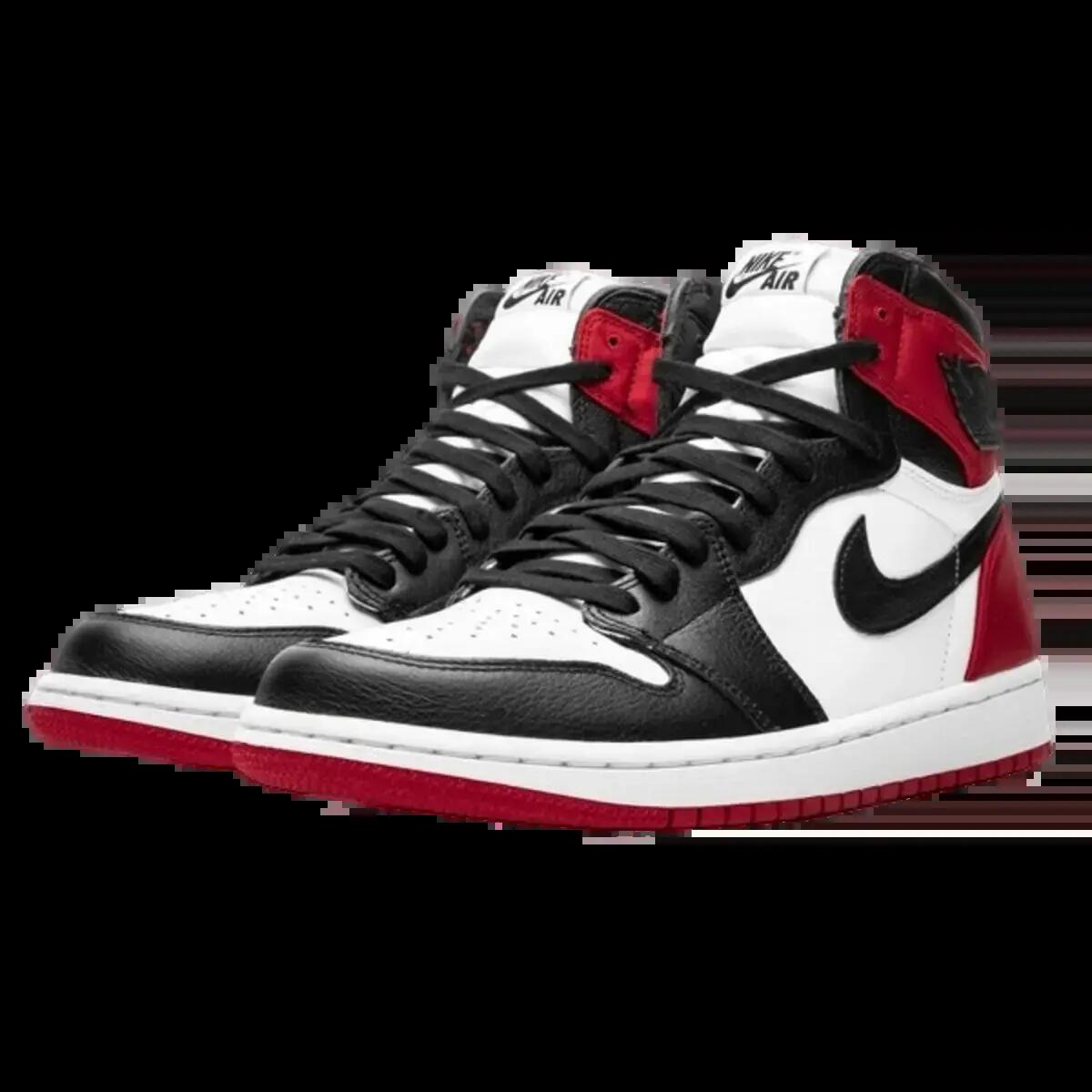 Chaussures  1 Retro High Satin Black Toe 2/4