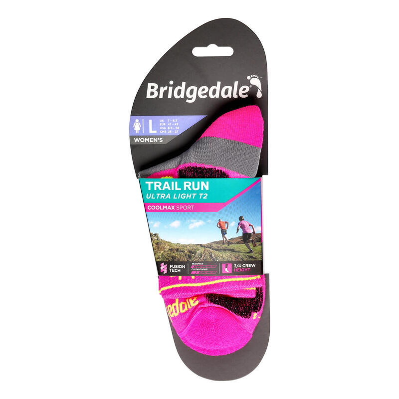 Skarpety do biegania Bridgedale UL T2 COOLMAX 3/4 LD