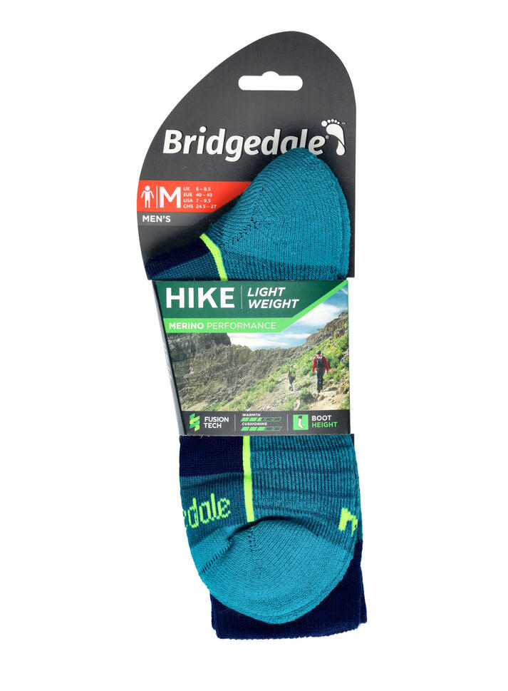Skarpety turystyczne Bridgedale Hike LW Merino Perf Boot Pattern