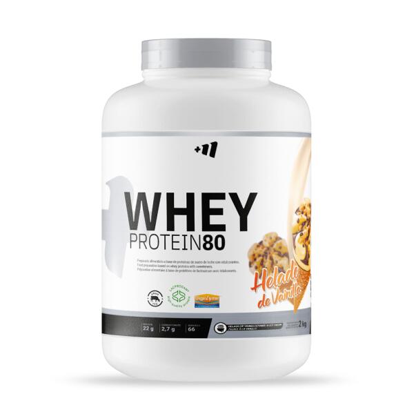 MMSUPPLEMENTS Whey Protein80 - 2 kg vanille-ijs MM Supplements