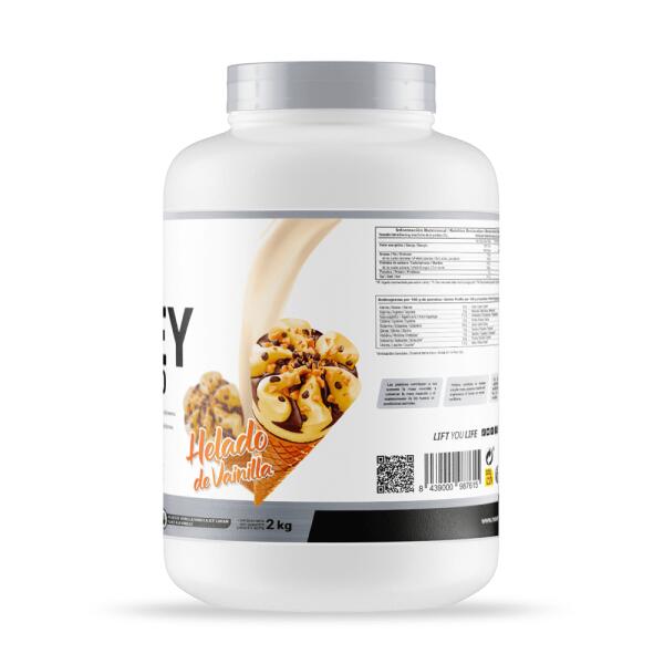 Whey Protein80 - 2 kg vanille-ijs MASmusculo 3/5