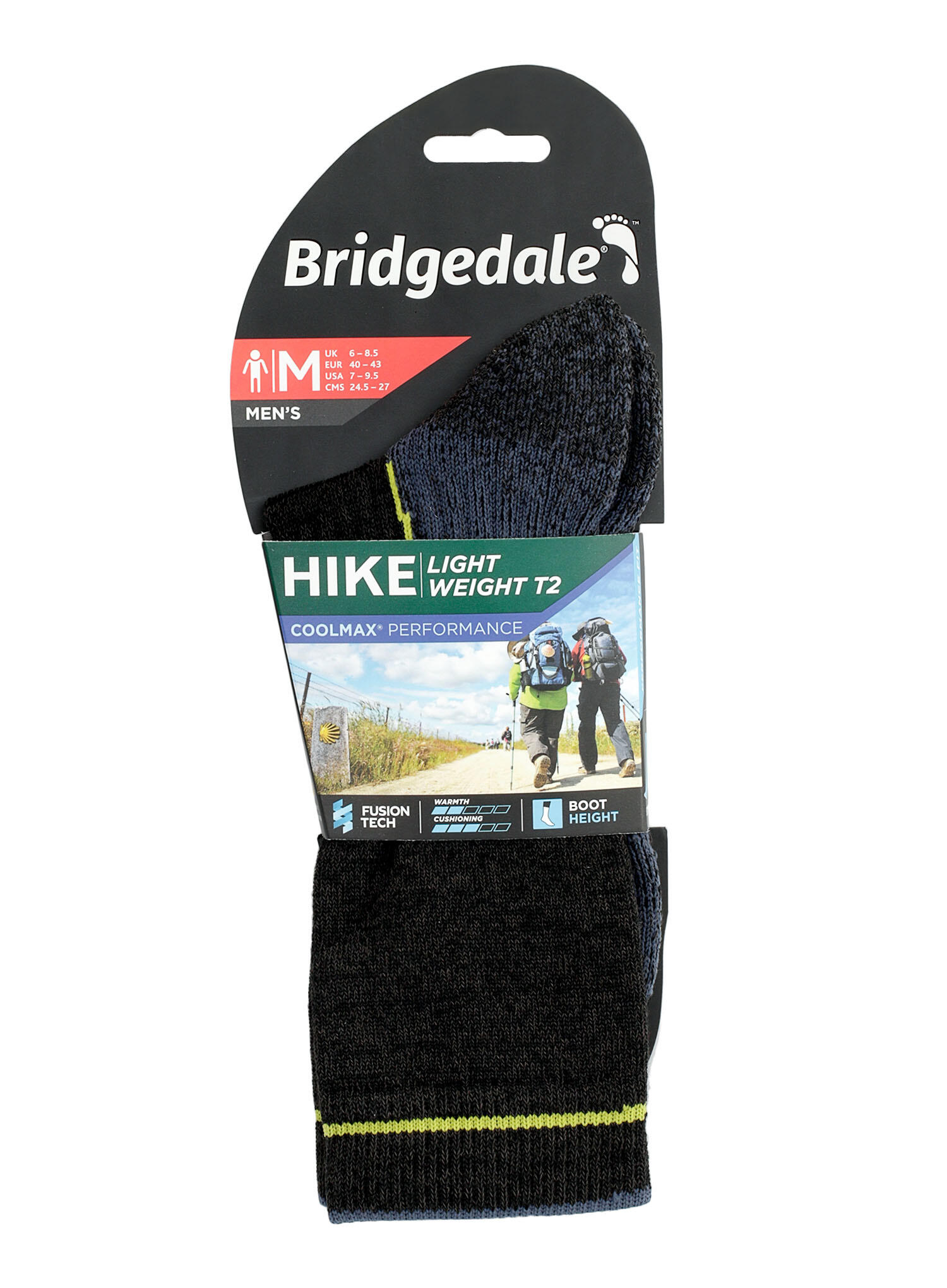 Bridgedale - Chaussettes de randonnée T2 Coolmax Performance pour hommes 2/7