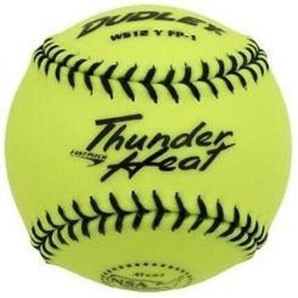 Softball Trainingsbal - Thunder Heat - Yellow - 12 inch (Geel)