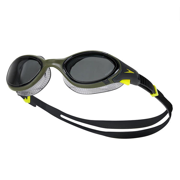 Speedo Polarized Biofuse 2.0 Schwimmbrille Schwarz / Grün 6/7