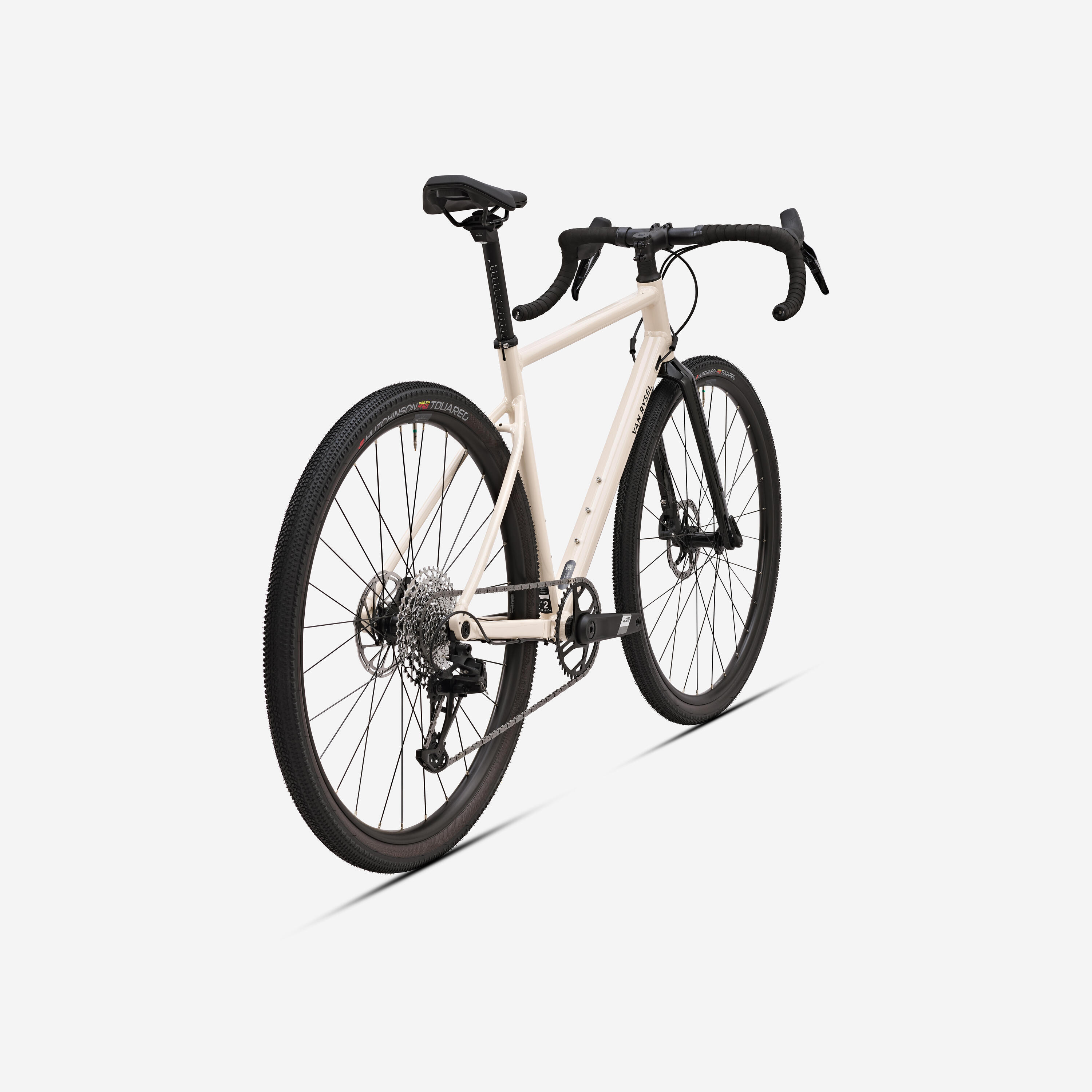 Tweedehands Gravelbike SRAM Apex 1x12v GRVL AF beige 4/5