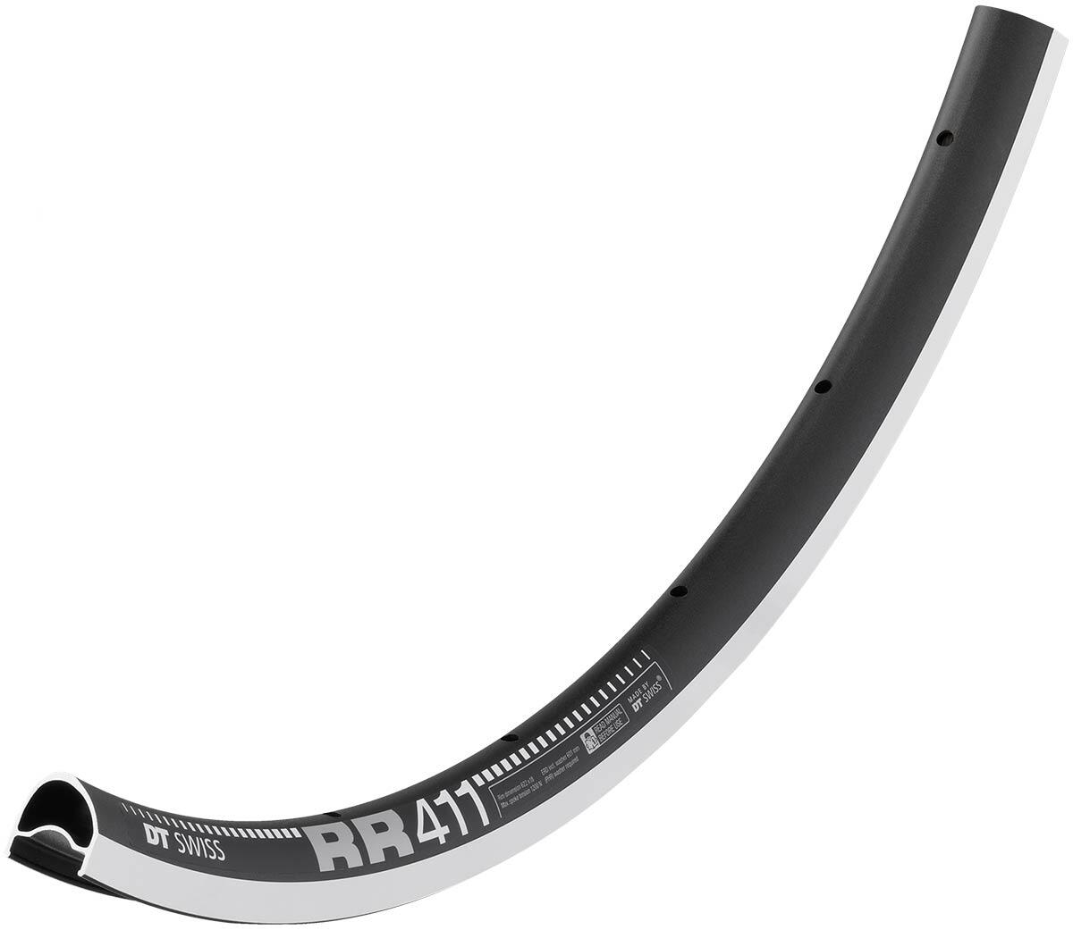 DT Swiss Rim RR411 asymm 24h black 700c