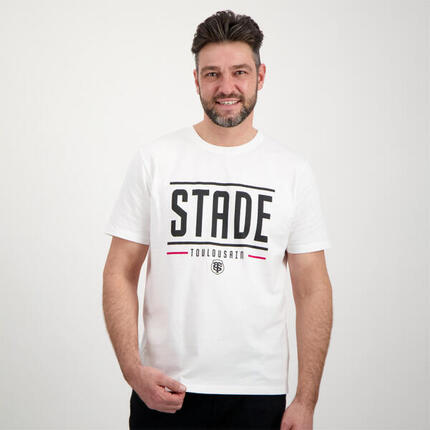 T-shirt Homme Create Stade Toulousain Blanc