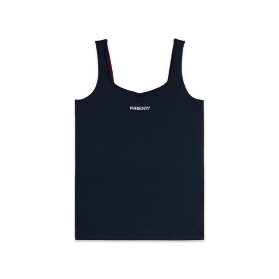 Canotta sportiva con reggiseno integrato