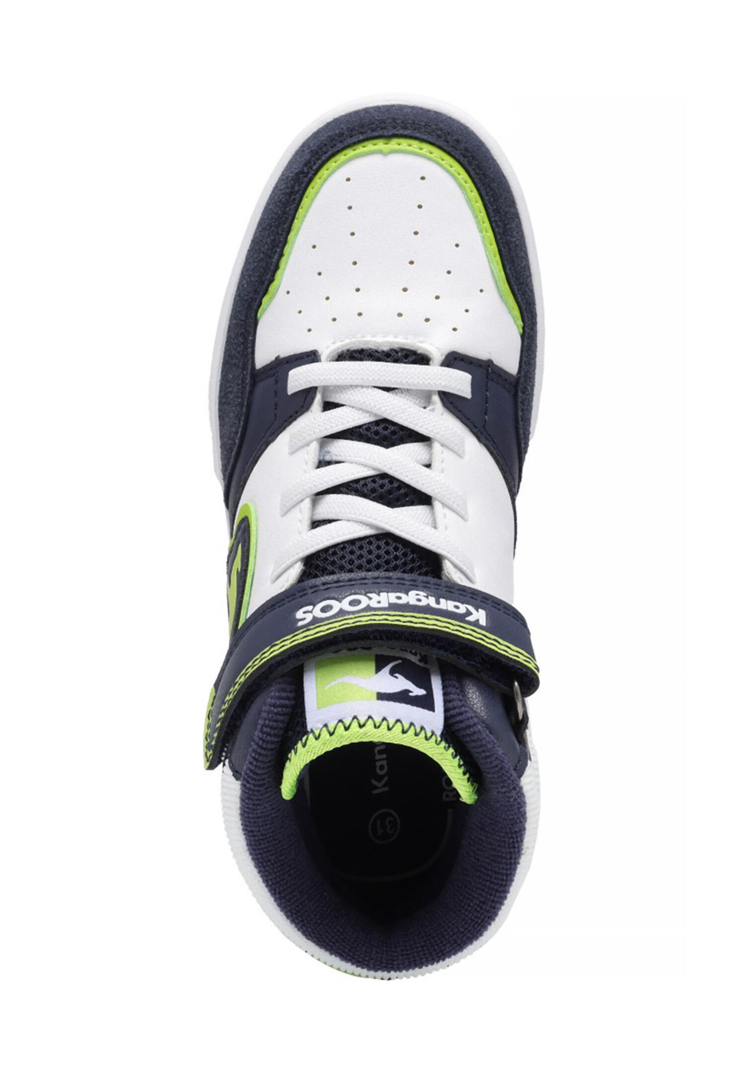 KangaROOS K-CP Dunkin Mid EV High-Top Kinder Unisex Sneaker 10267 weiß/blau 6/7