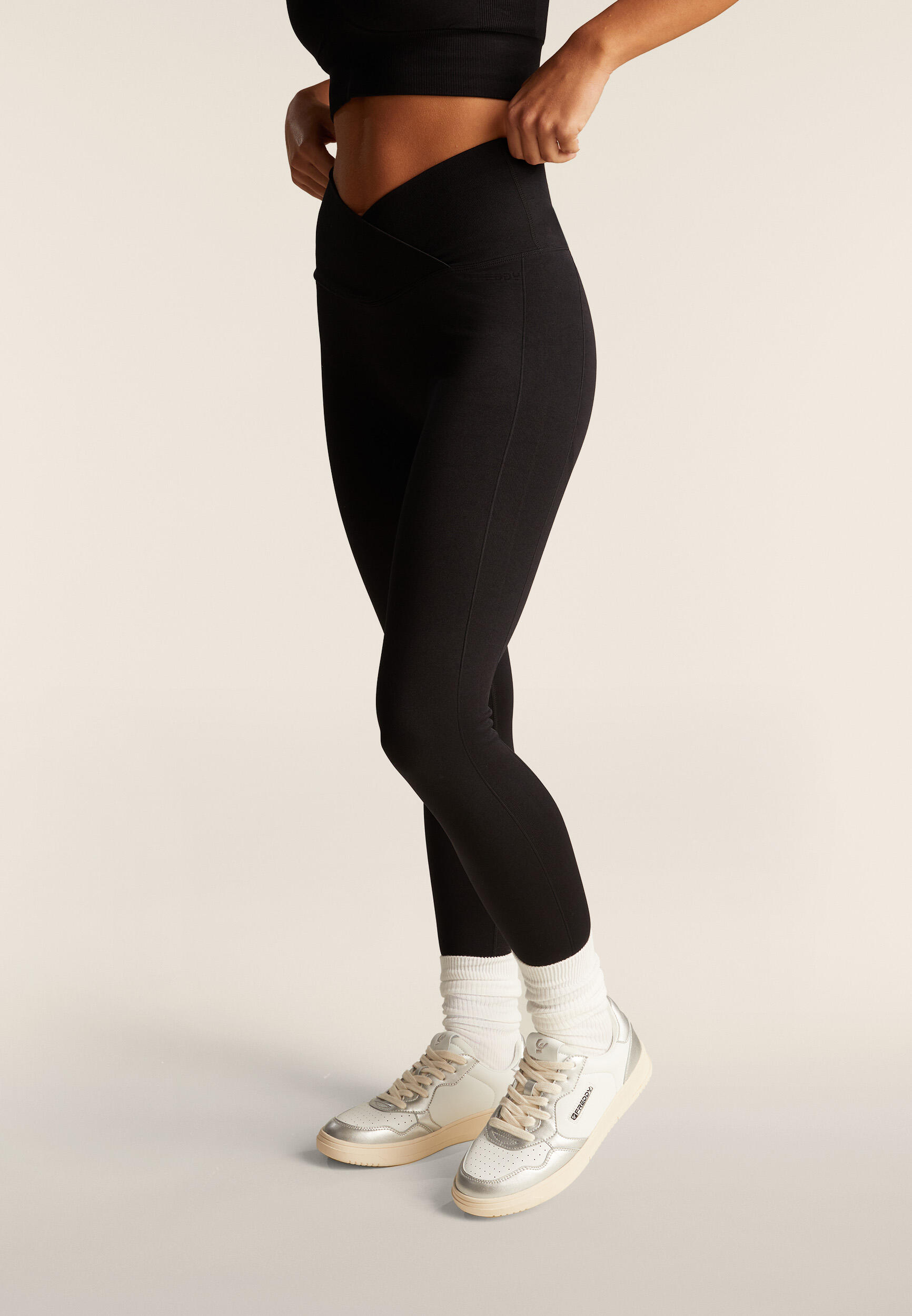 Legging sans couture 7/8 longueur taille super haute 2/5