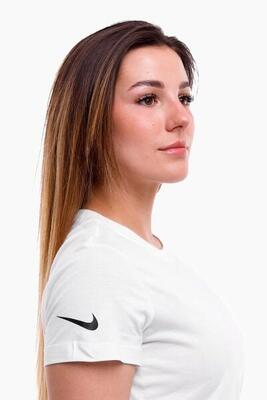 Dames-t-shirt met korte mouwen nike ss tee cz0903 100 wit