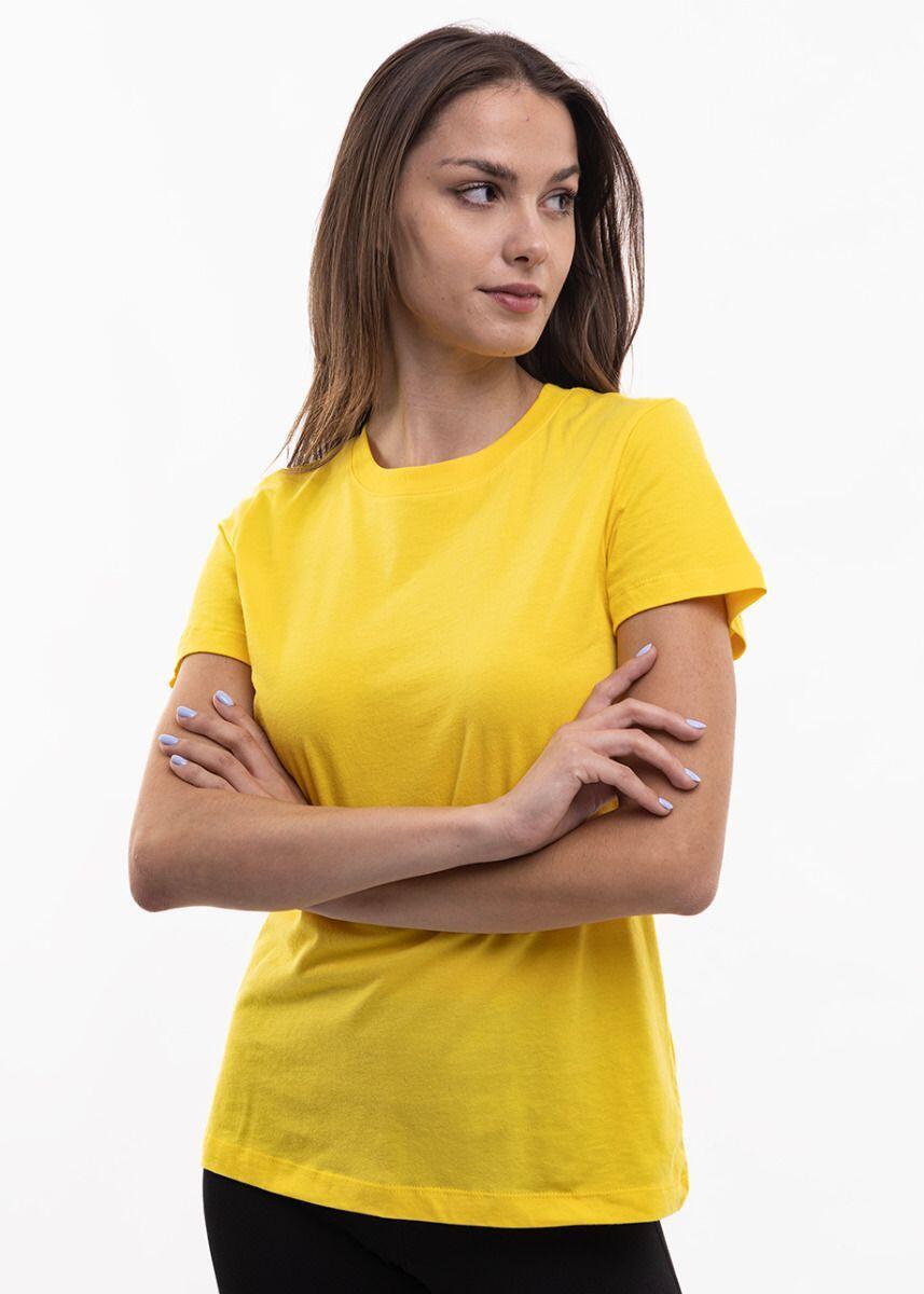 T-shirt donna nike giallo 1/4
