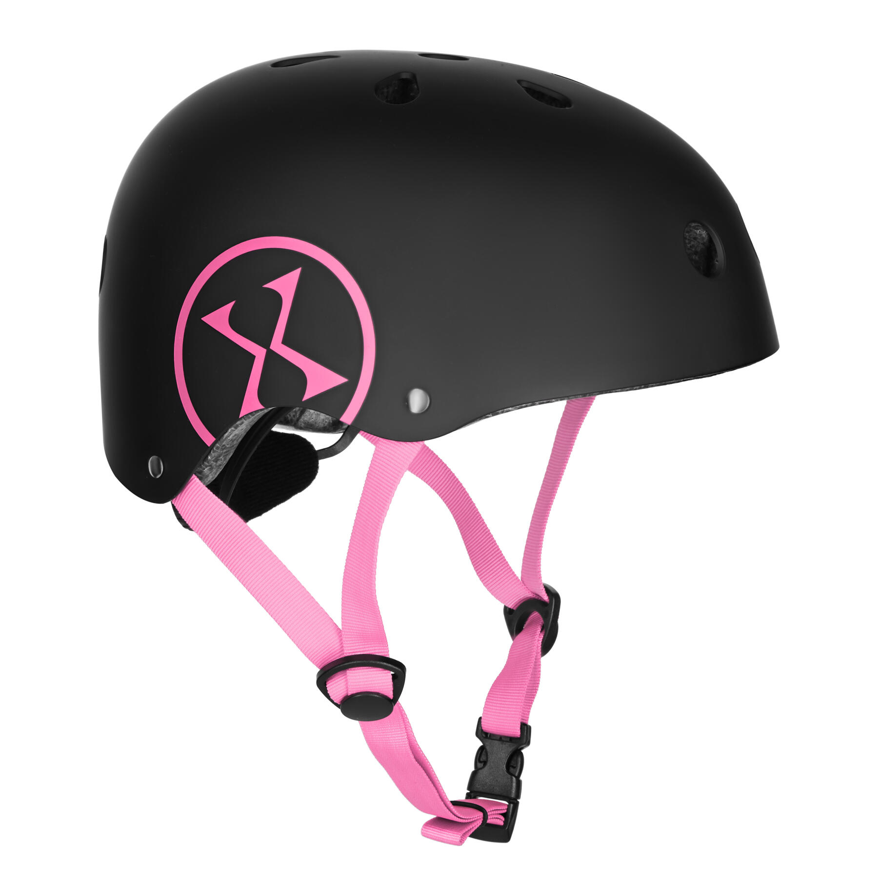 Nils Extreme - Casque Nils Extreme Pour Le Roller, Le Skateboard Et La Trottinette Mtw001-1 - Casque - Noir|rose - Decathlon